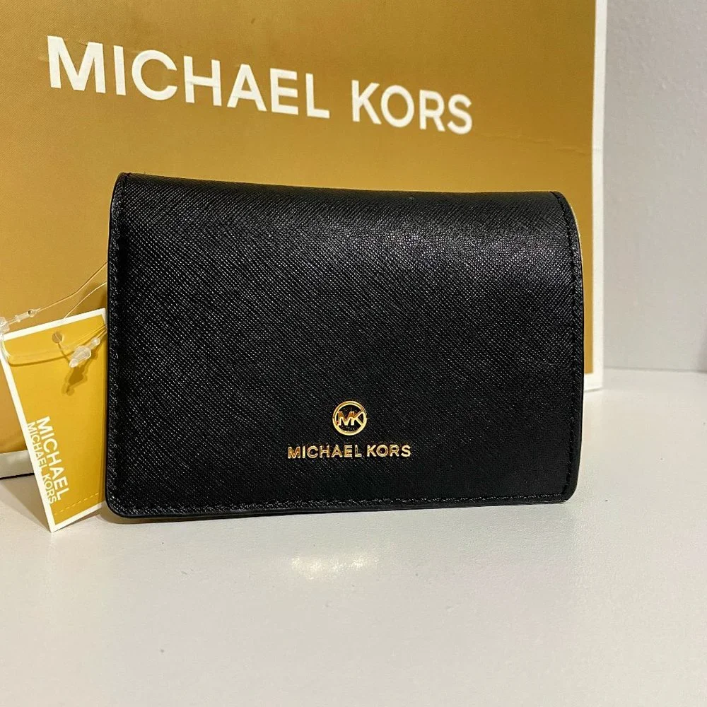 Nwt MK Black Wallet - Picture 1 of 3